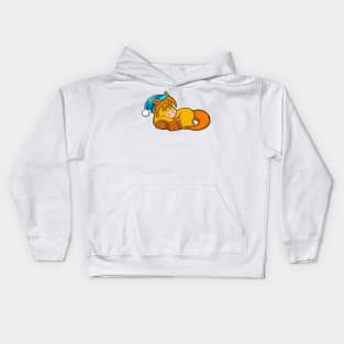 Horse at Sleeping with Sleepyhead Kids Hoodie